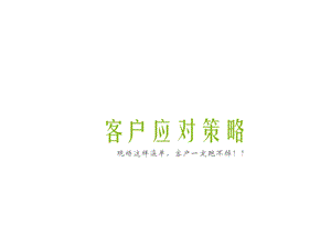 置业顾问培训客户应对策略.ppt