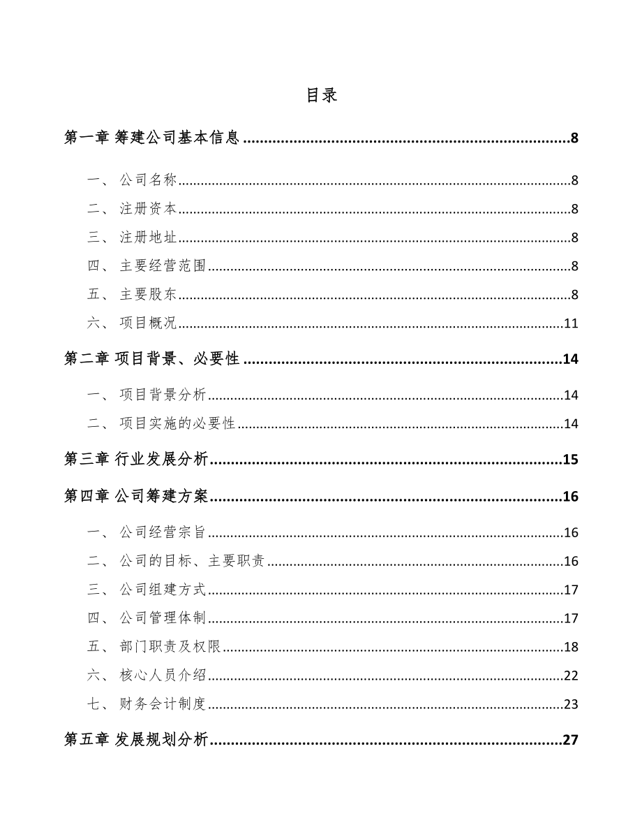 四川关于成立封隔器公司可行性研究报告参考模板.docx_第2页