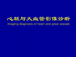 脏与大血管影像诊断.ppt