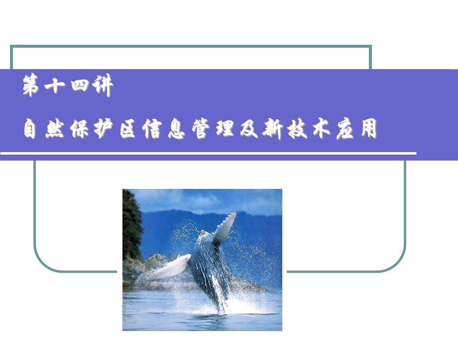 自然保护区信息管理.ppt_第1页