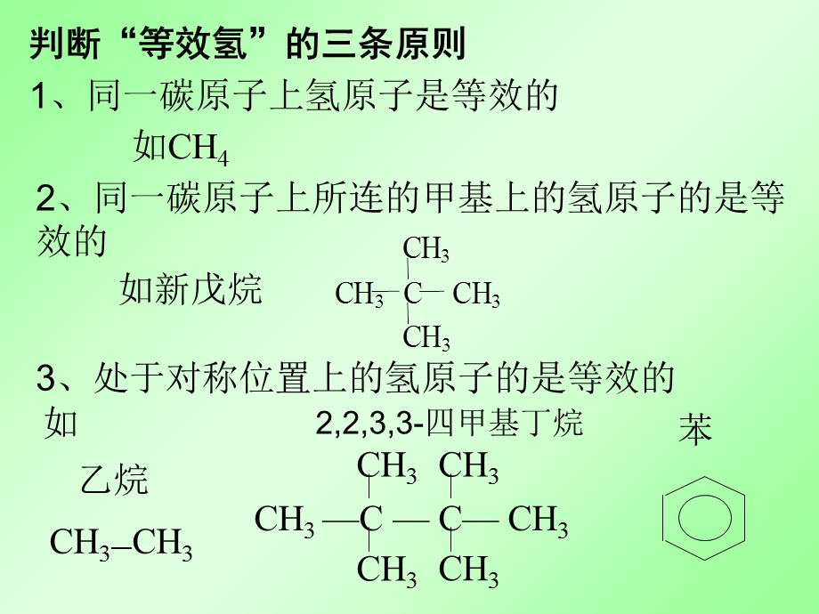 烃分子中一元取代物数目的确定课件.ppt_第2页