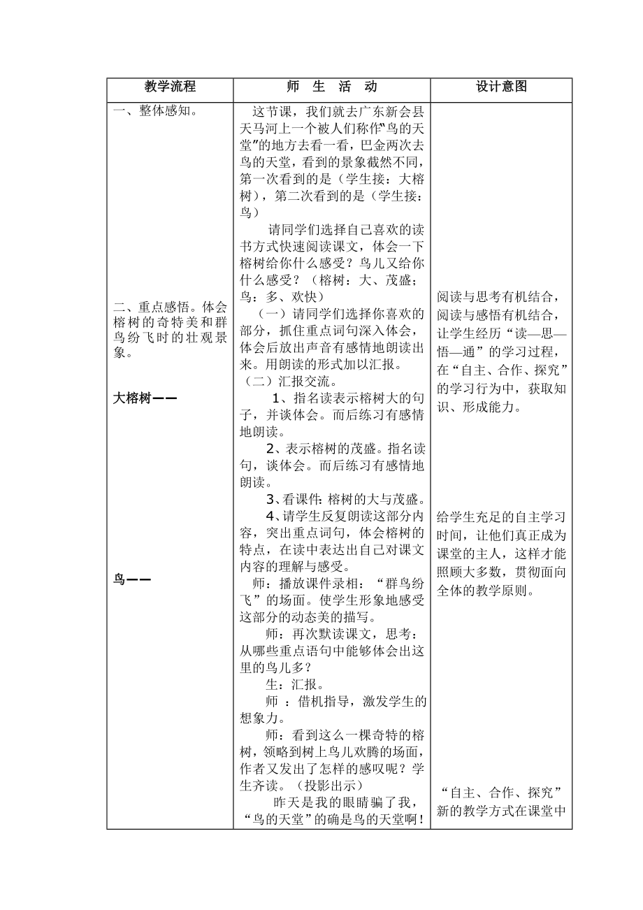 鸟的天堂教学设计2 .doc_第3页