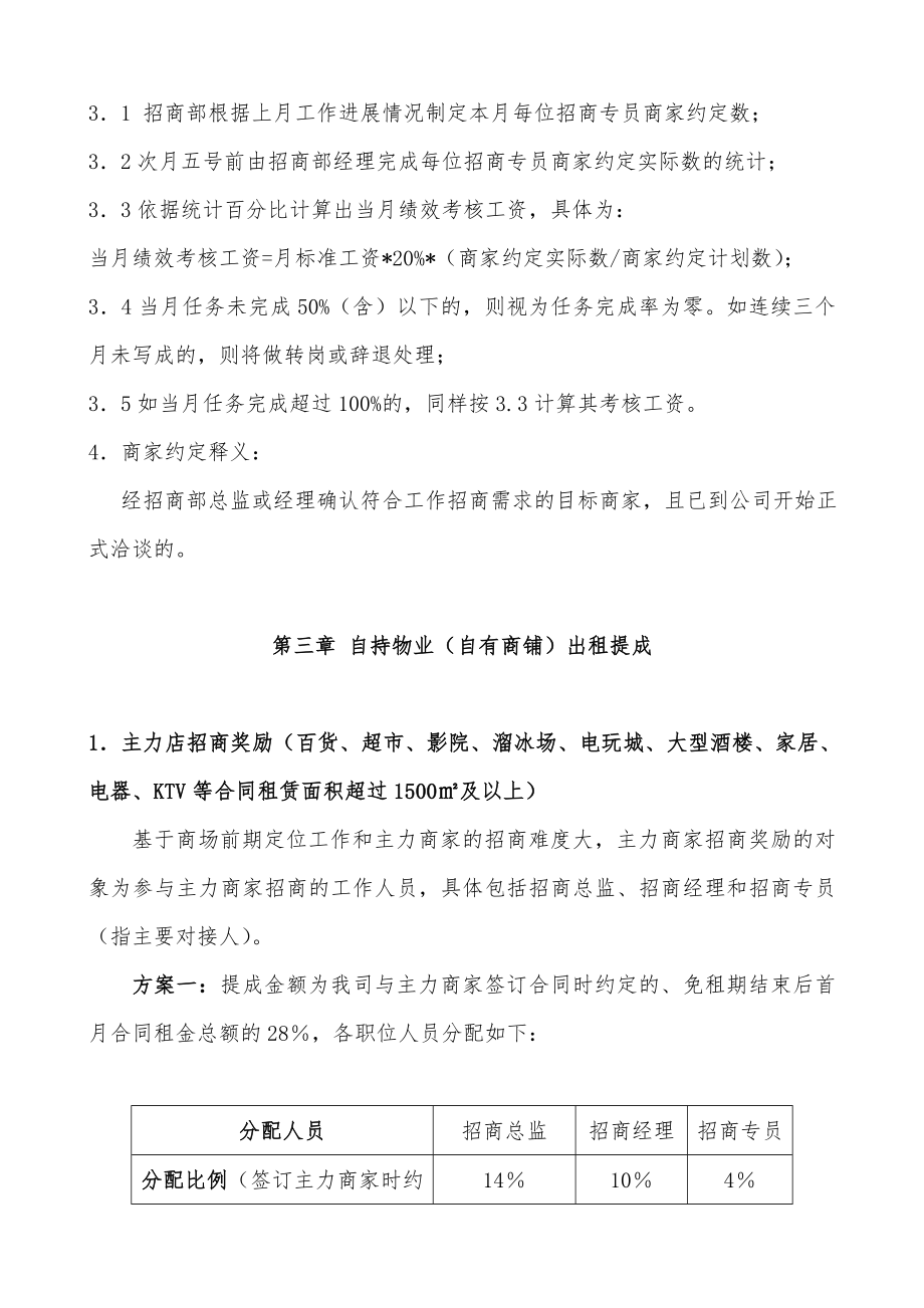 商管公司招商提成激励方案.docx_第2页