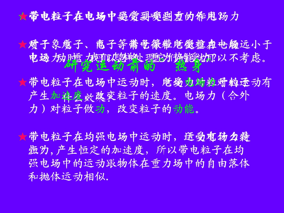 带电粒子在电场中的运动.ppt_第2页