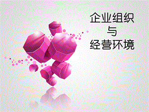 自考企业组织与经营环境.ppt