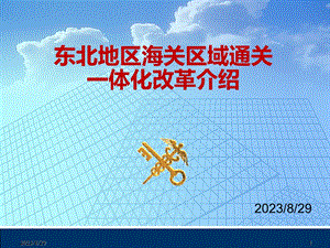 长江经济带海关区域通关一体化改革介绍.ppt