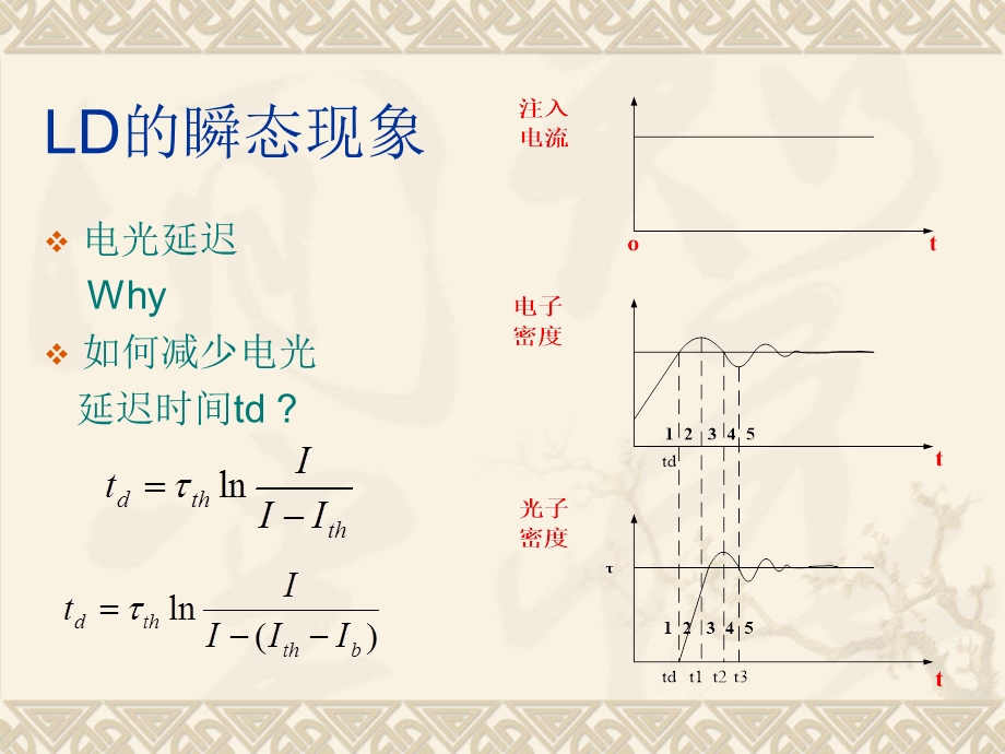 《半导体光电子学课件》下集5.6ld的瞬态特性.ppt_第2页