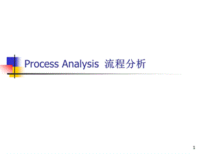 运营管理-流程分析.ppt