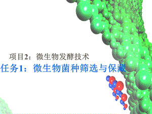 项目2微生物发酵技术任务1微生物菌种筛选与保藏.ppt