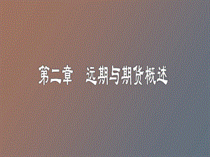 远期与期货概述.ppt