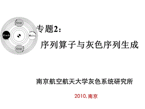 专题2序列算子与灰色序列生成.ppt