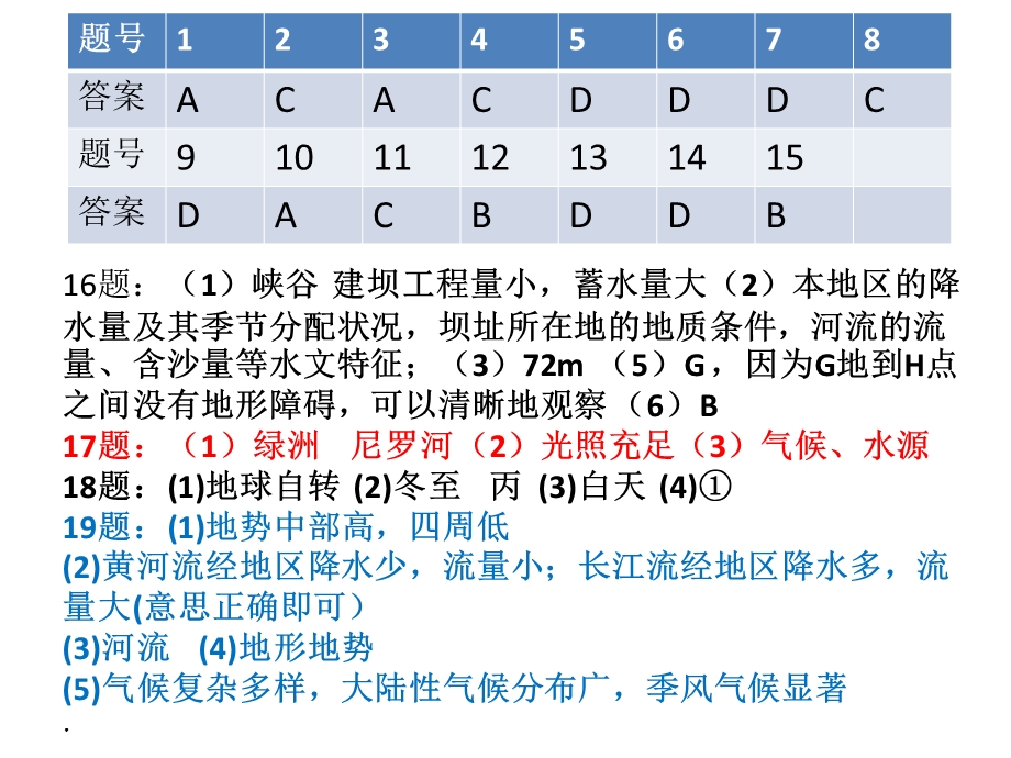 迎期中50分模拟答案及讲评.ppt_第1页