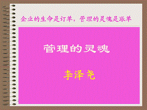 管理的灵魂纯金版.ppt