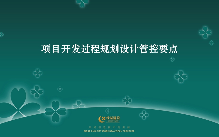 项目开发过程规划设计管控的要点.ppt_第1页