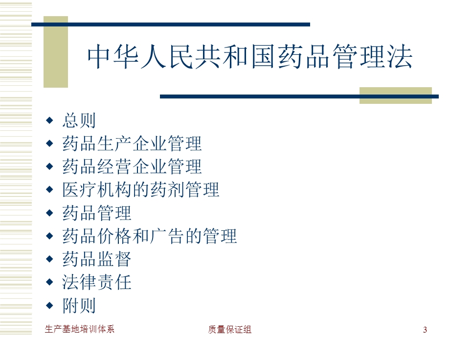 质量保证组教材之一-药品管理法培训.ppt_第3页