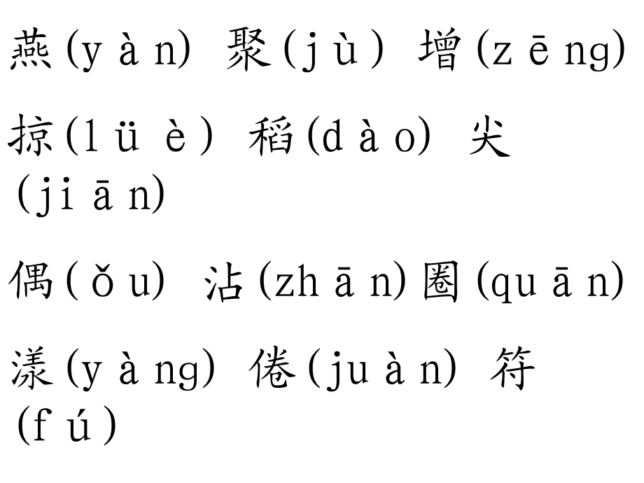 三下语文生字、词语1-4单元.ppt_第2页