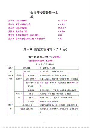 造价工程师安装计量知识精.ppt