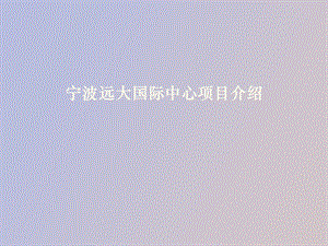 远大项目介绍.ppt