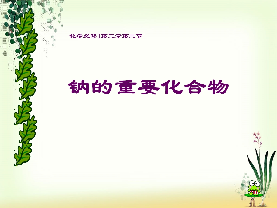 钠的重要化合物.ppt_第1页