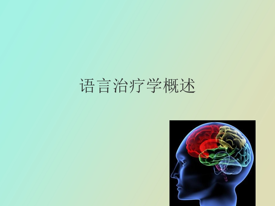 语言治疗概述.ppt_第1页