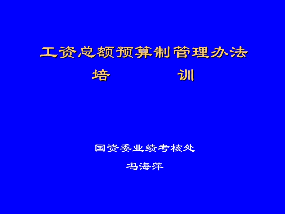 资总额预算制管理办.ppt_第1页