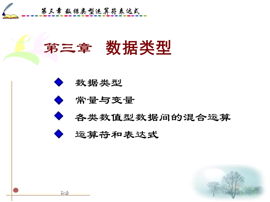 第03章数据类型运算符表达式tgm.ppt_第1页