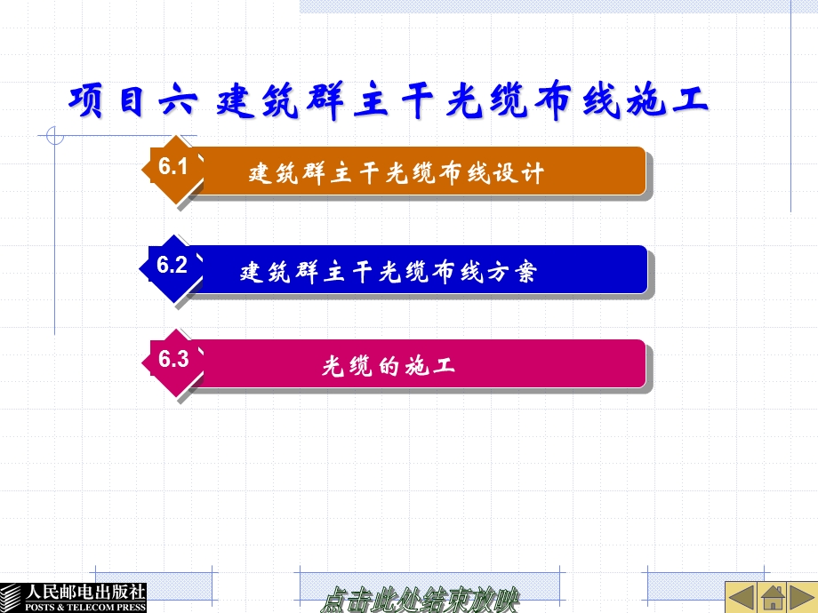 项目6 建筑群主干光缆布线施工.ppt_第1页