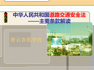 《道路交通安全法》解读.ppt