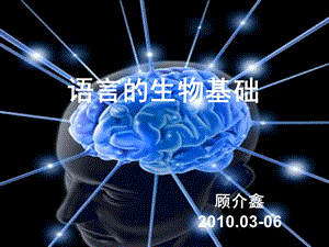 语言的生物基础13中枢神经系统端脑.ppt