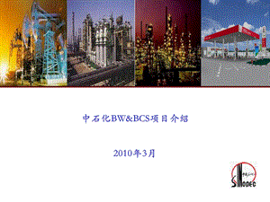 中石化BWBCS项目介绍.ppt