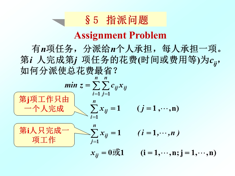 10整数规划指派问题.ppt_第1页