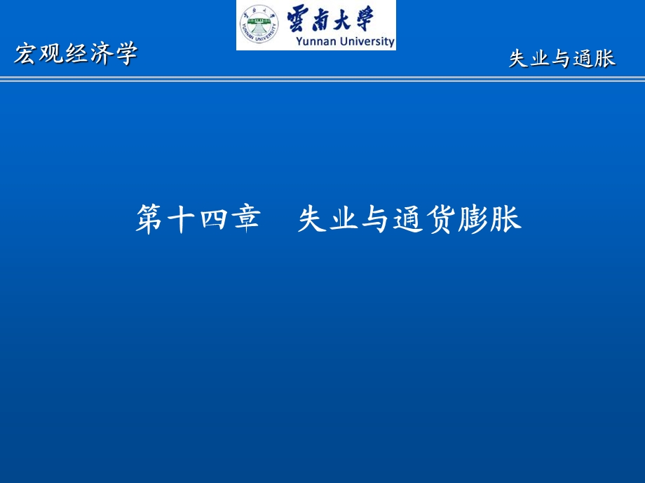 西方经济学十五章失业与通货膨胀理论.ppt_第1页