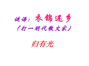 项脊轩志-PPT优秀全面完整.ppt