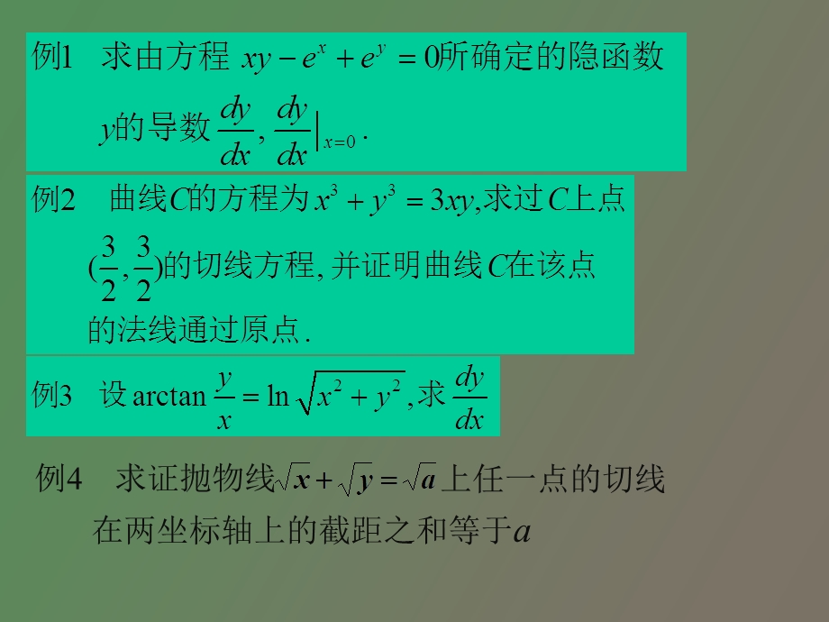 隐函数与参量函数的导数.ppt_第2页