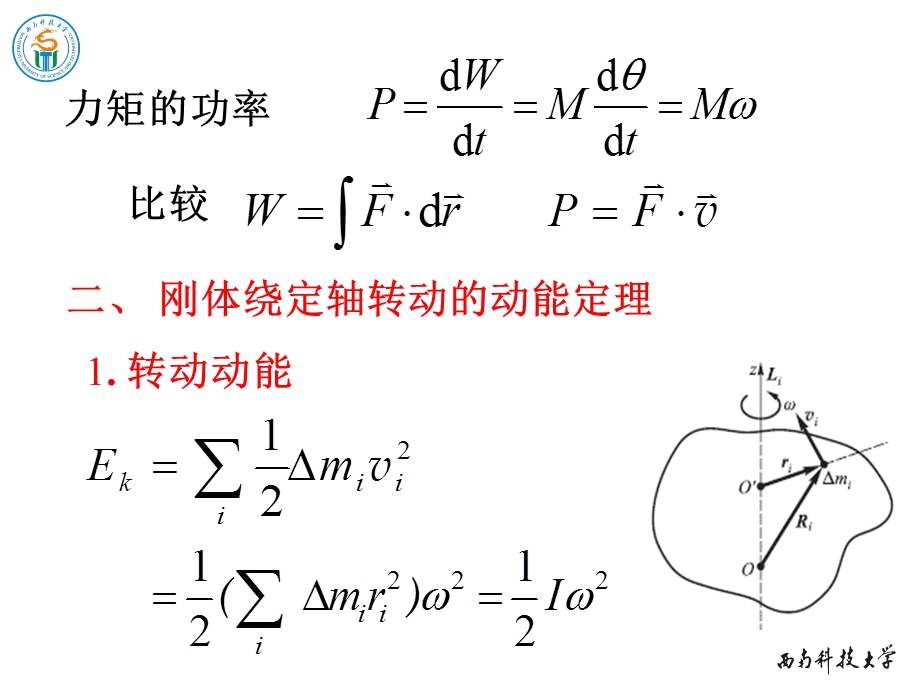 《物理学教学课件》3-4定轴转动中的功与能.ppt_第3页