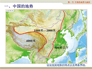 中国的地势与地形.ppt