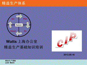 精益生产基础培训.ppt