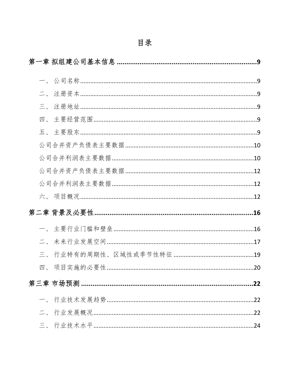 四川关于成立隧道施工智能装备公司可行性研究报告(同名9315).docx_第2页