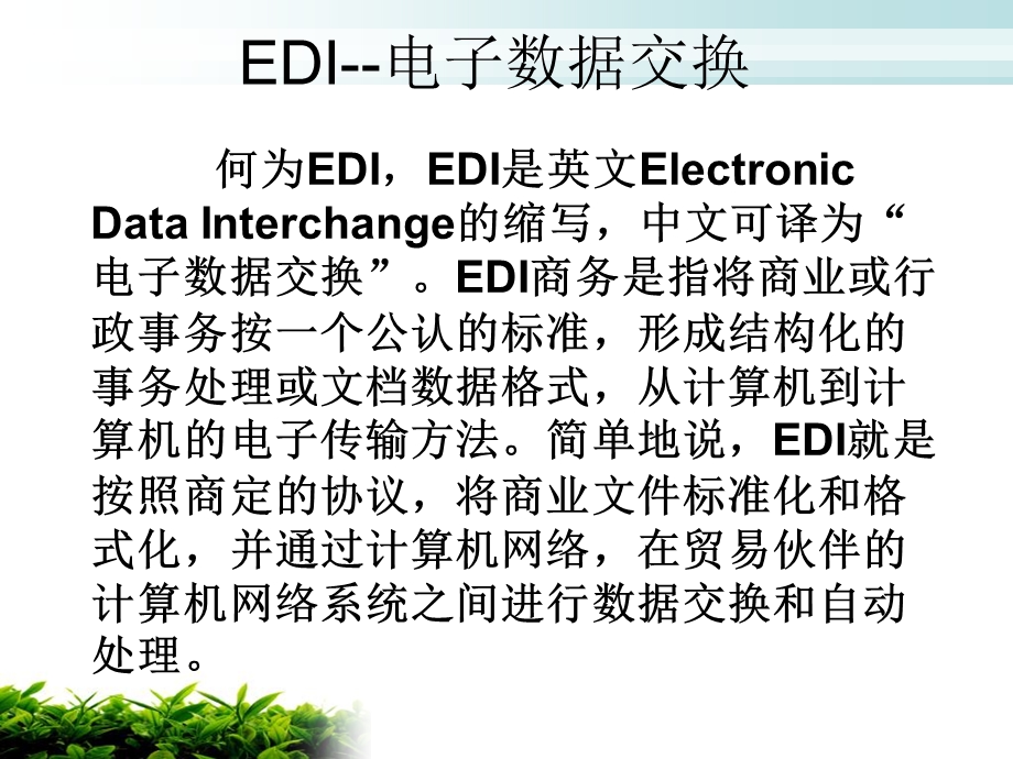 题EDI发展及在物流中的应用专题.ppt_第2页