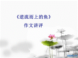 逆流而上的鱼作文讲评.ppt