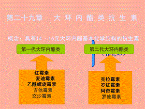 西医药理学第二十九章大环内酯类抗生素.ppt