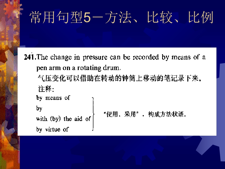 专业英语常用句型5-方法、比较、比例.ppt_第1页