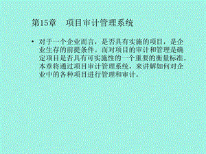 项目审计管理系统.ppt