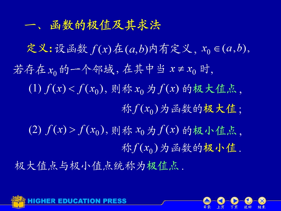 高数函数的极值与最大最小值.ppt_第2页