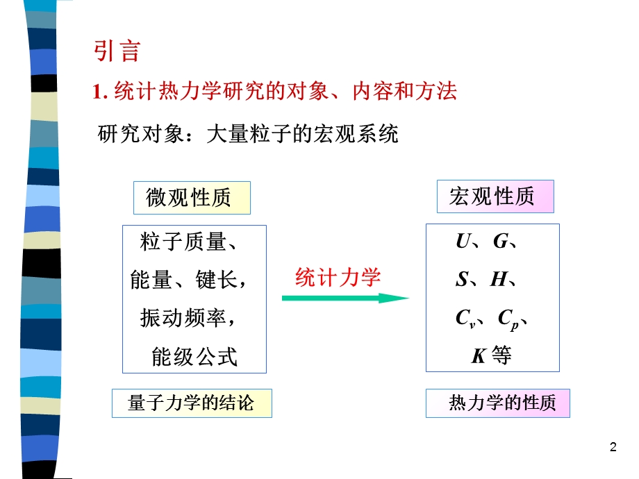 《天大考研资料物理化学》第九章统计热力学初步.ppt_第2页