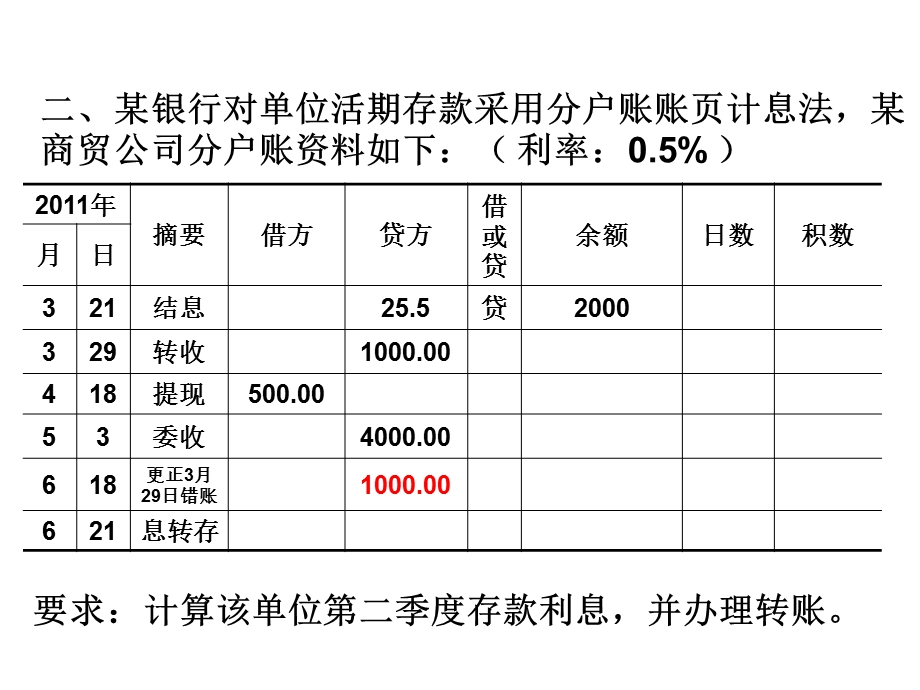 银行会计作业及答案.ppt_第2页