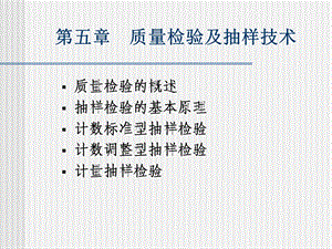 质量检验及抽样技术.ppt