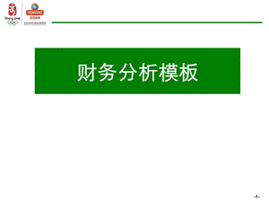 超强财务分析模板.ppt