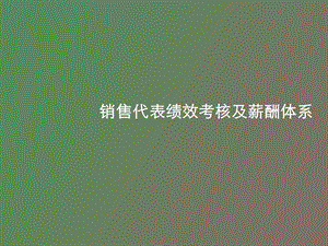 销售代表绩效考核与薪酬.ppt