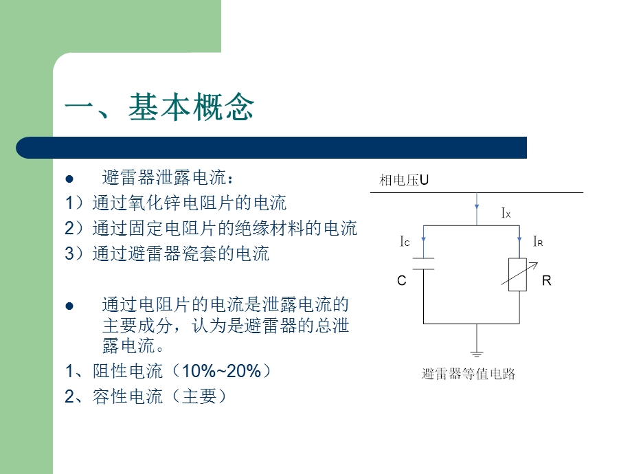 避雷器运行电压下的交流泄露电流测试.ppt_第2页